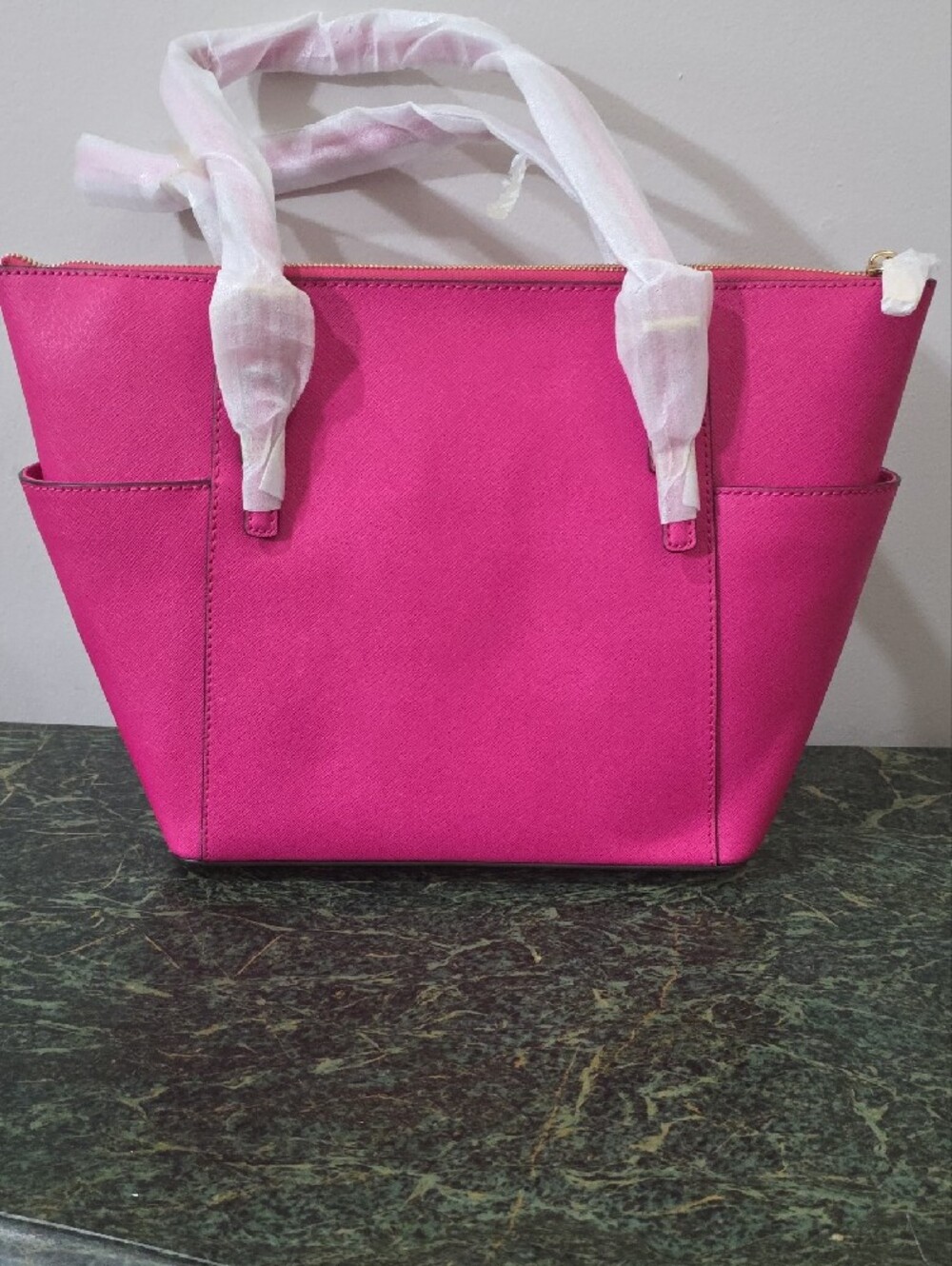 Michael Kors Hot Pink Tote - Picture 3 of 7